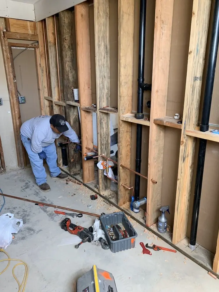 Commercial rough-in plumbing for Gas Line Repair in McPherson